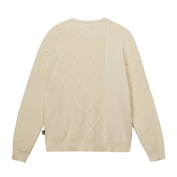 Stüssy - Patchwork Sweater - (Natural)