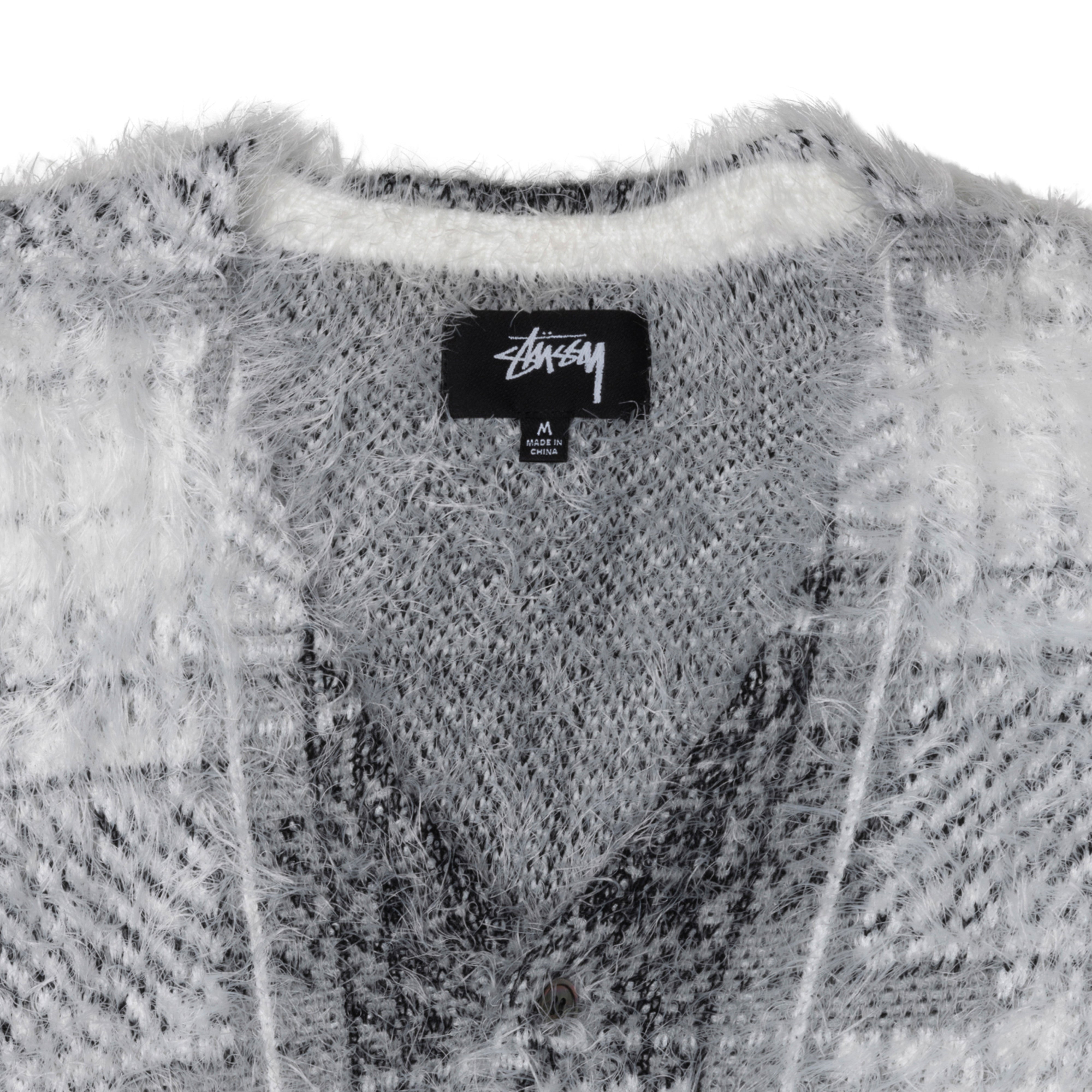 Stüssy - Hairy Plaid Cardigan - (White) – DSMNY E-SHOP