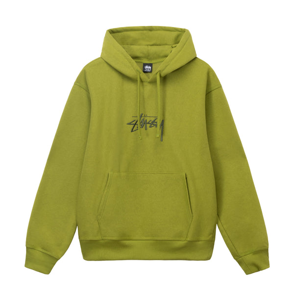 Stüssy - Stock Logo App. Hood - (Moss)