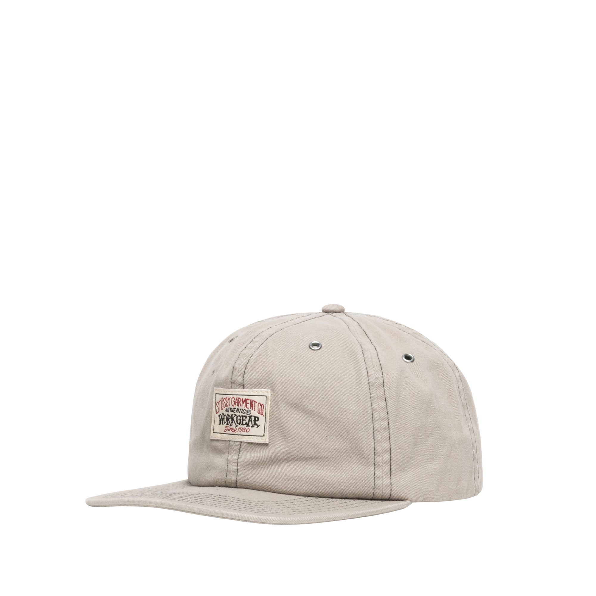Stüssy - Workgear Cap - (Khaki) view 1, Click to Zoom in