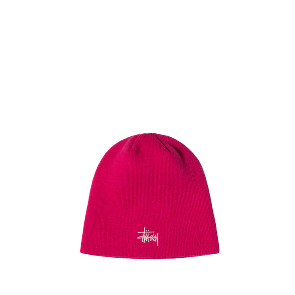 Stüssy - Basic Skullcap Beanie - (Raspberry)
