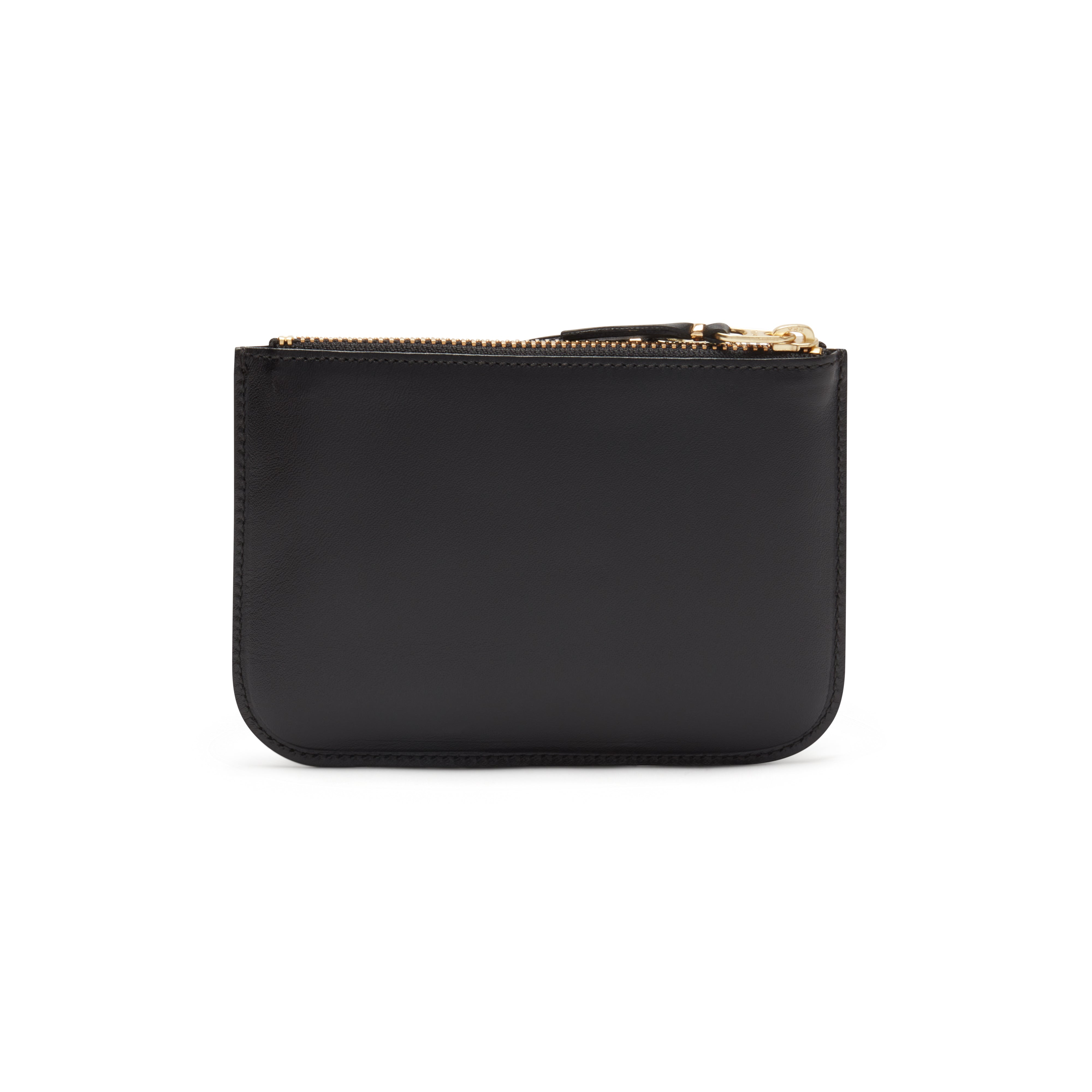 CDG Wallet: Outside Pocket Zip Pouch (Black SA8100) | DSMNY E-SHOP