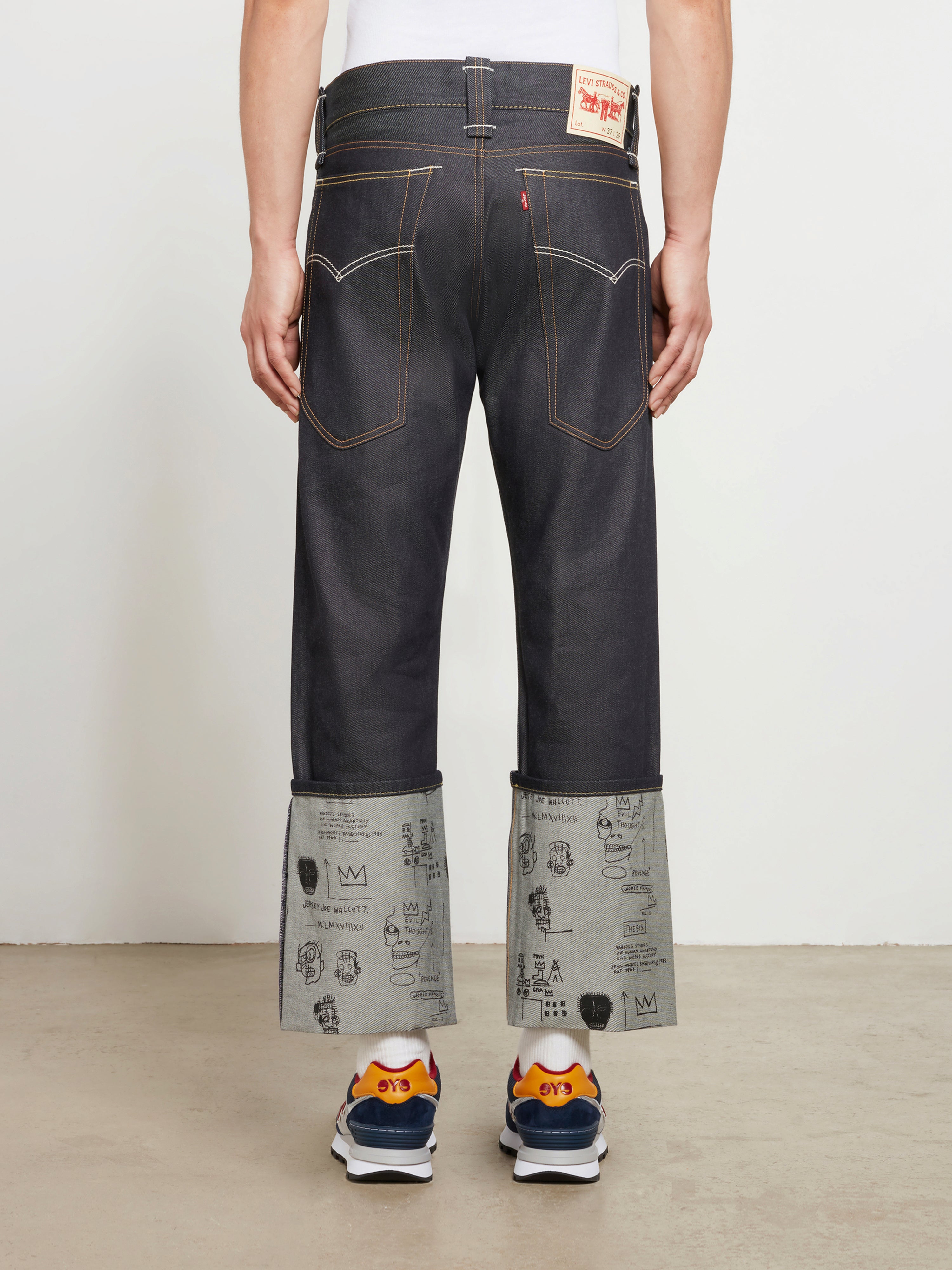 Junya Watanabe MAN - Levi’s x Jean-Michel Basquiat Selvedge Denim Jeans -  (Indigo)