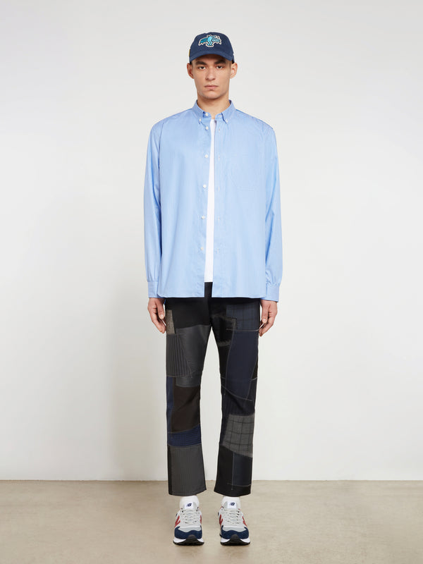 Junya Watanabe MAN - Slim Fit Cotton Shirt - (Blue/White)