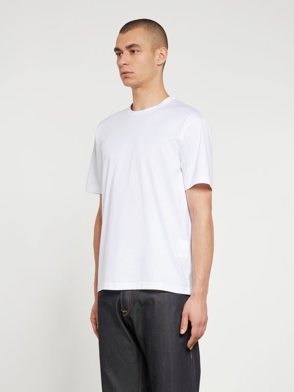 Junya Watanabe MAN - Tight Knit Cotton T-Shirt - (White)