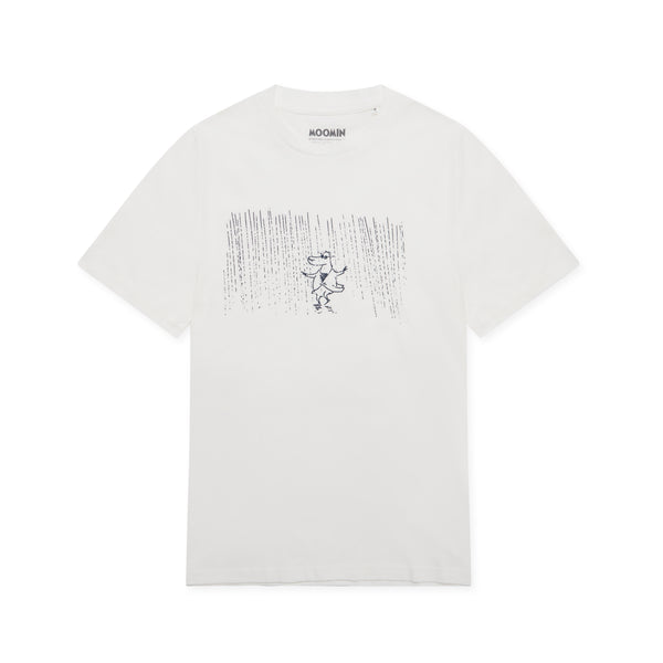 IDEA - Moomins Rain Dance T-Shirt - (Off White)