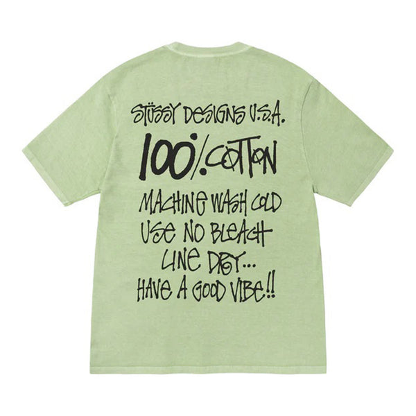 Stüssy - 100% Pig Dyed Tee - (Sage)