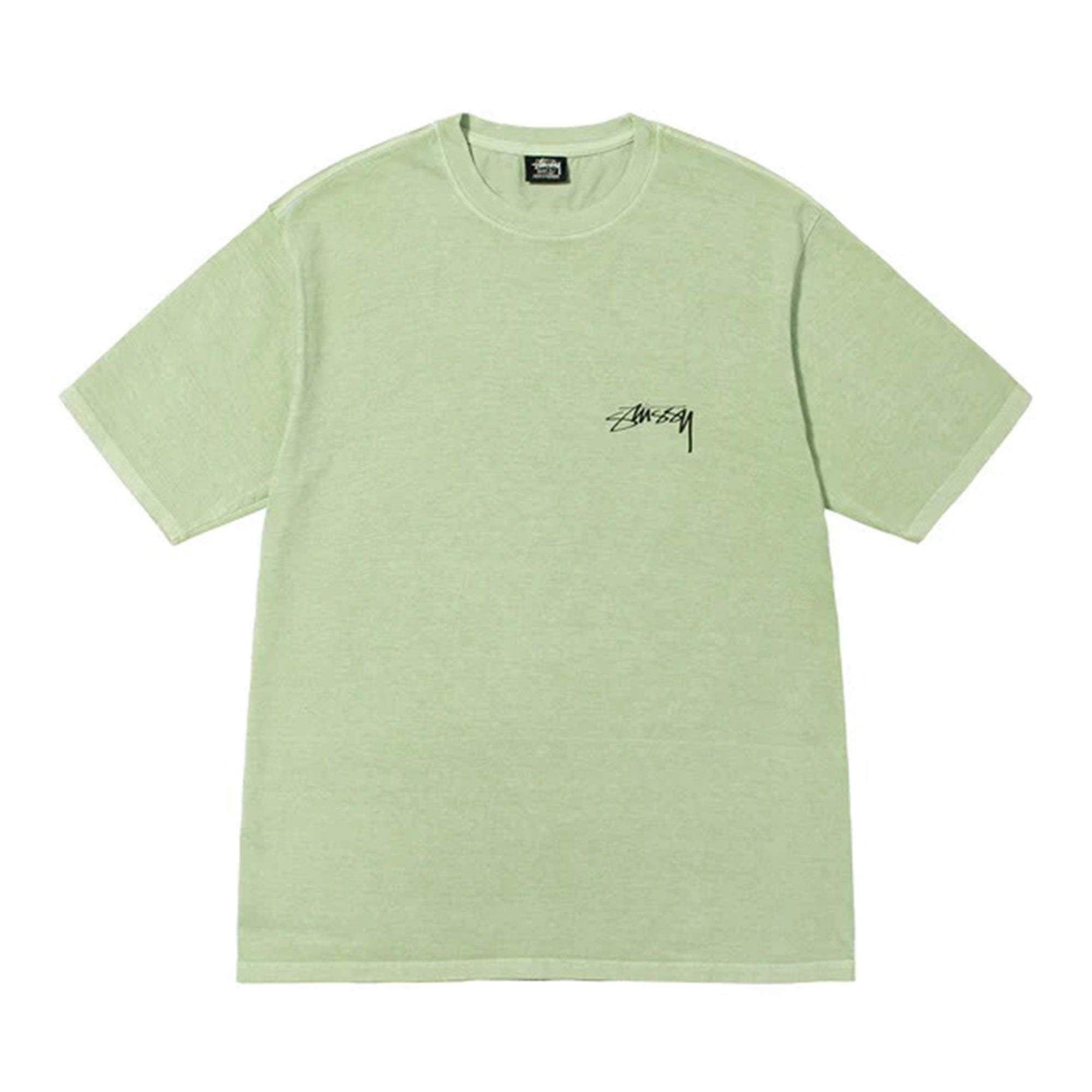 Stüssy - 100% Pig Dyed Tee - (Sage) view 1, Click to Zoom in