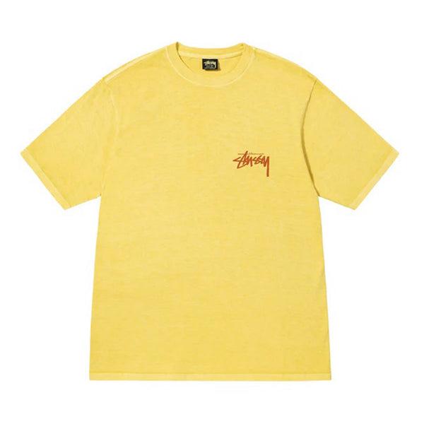 Stüssy - How We’re Livin’ Pigment Dyed Tee - (Butter)