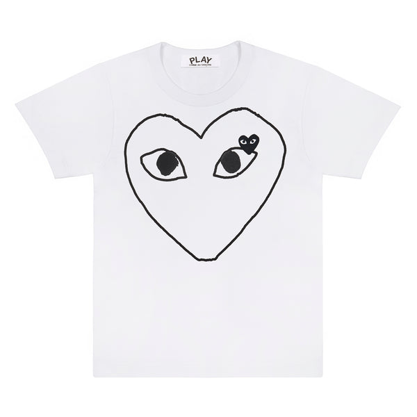 Play Comme des Garçons -  T-Shirt - (White)