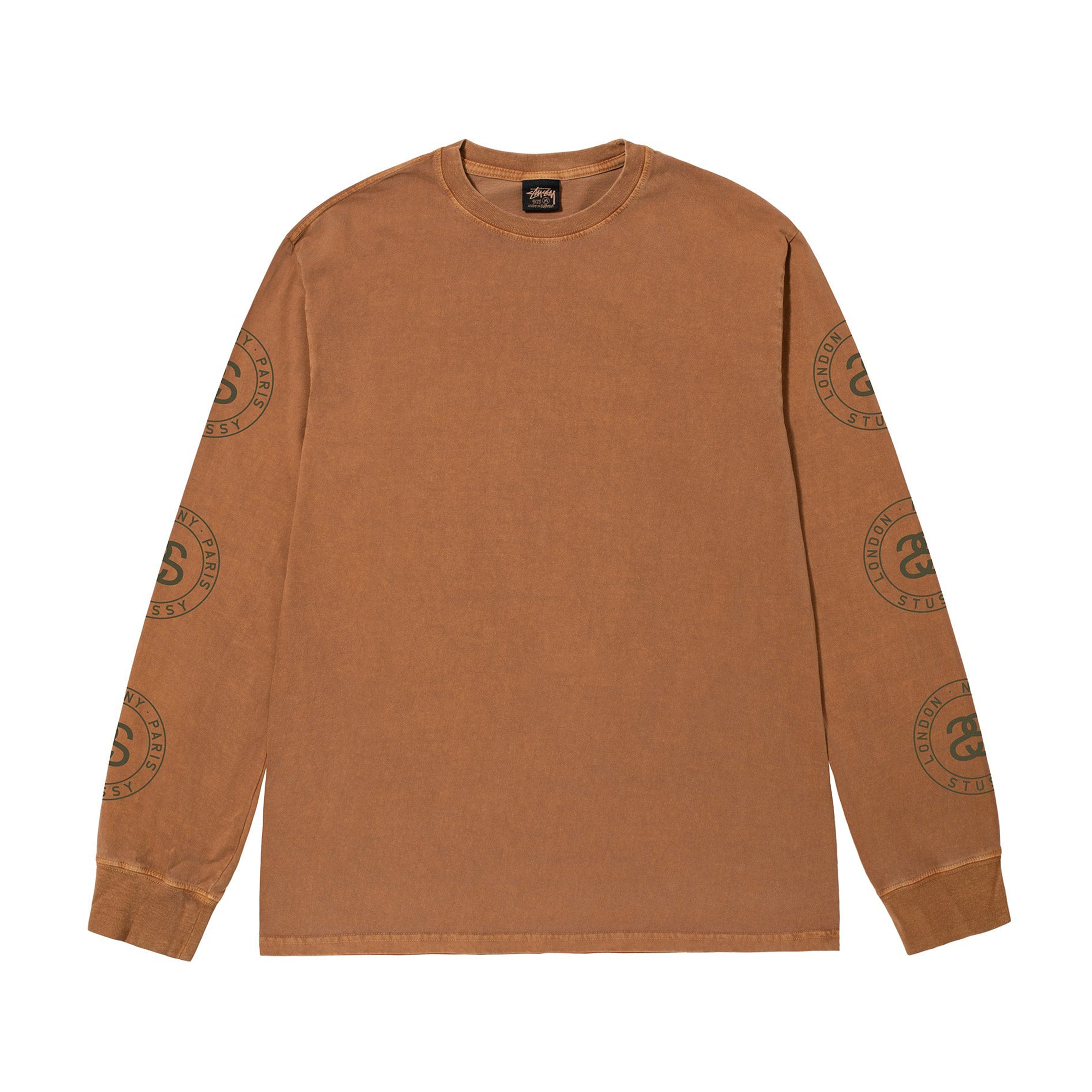 Stüssy - Seal Pig. Dyed L/S Tee - (Almond)