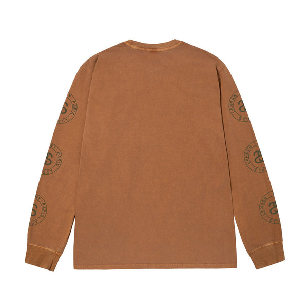 Stüssy - Seal Pig. Dyed L/S Tee - (Almond)