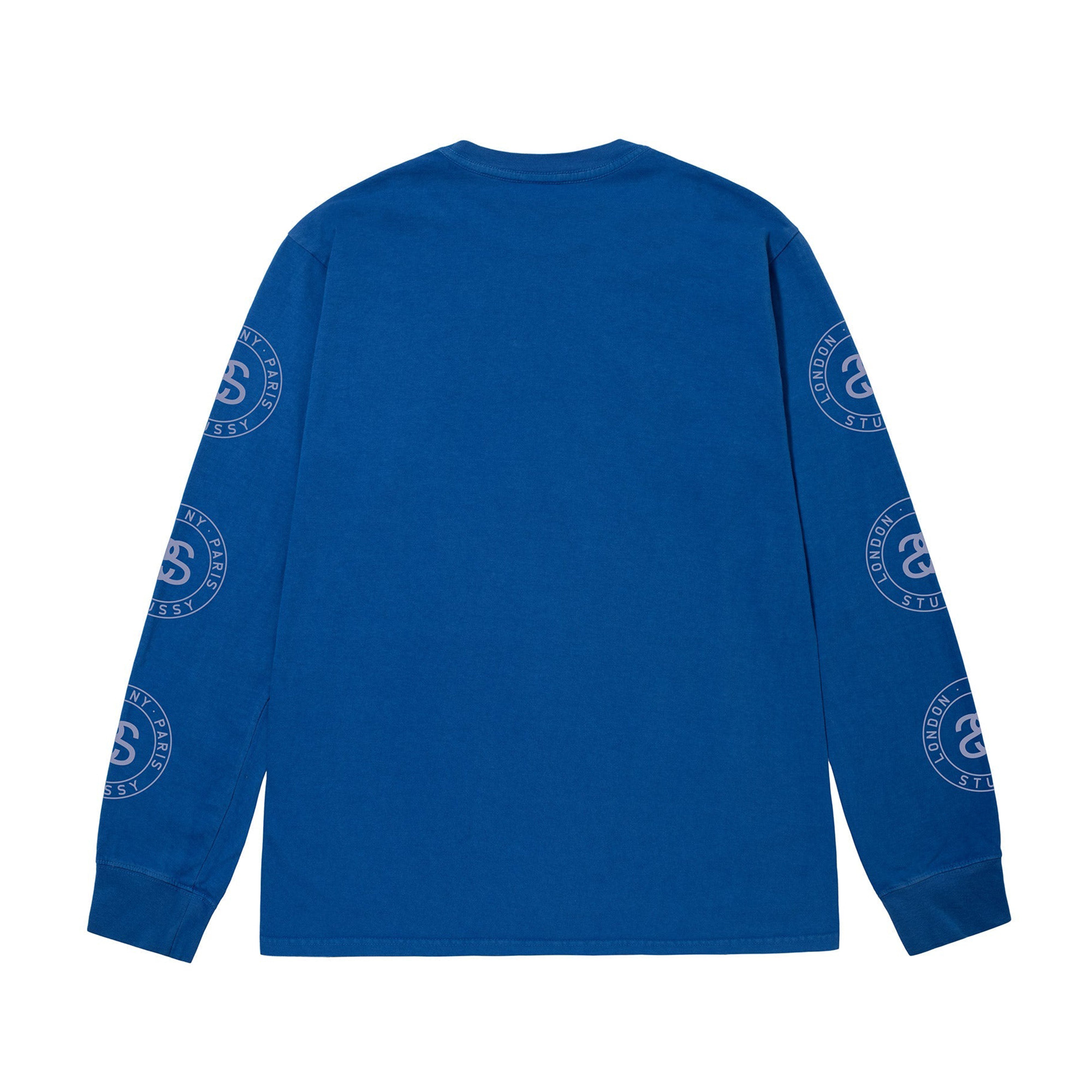 Stüssy - Seal Pig. Dyed L/S Tee - (Blue) – DSMNY E-SHOP