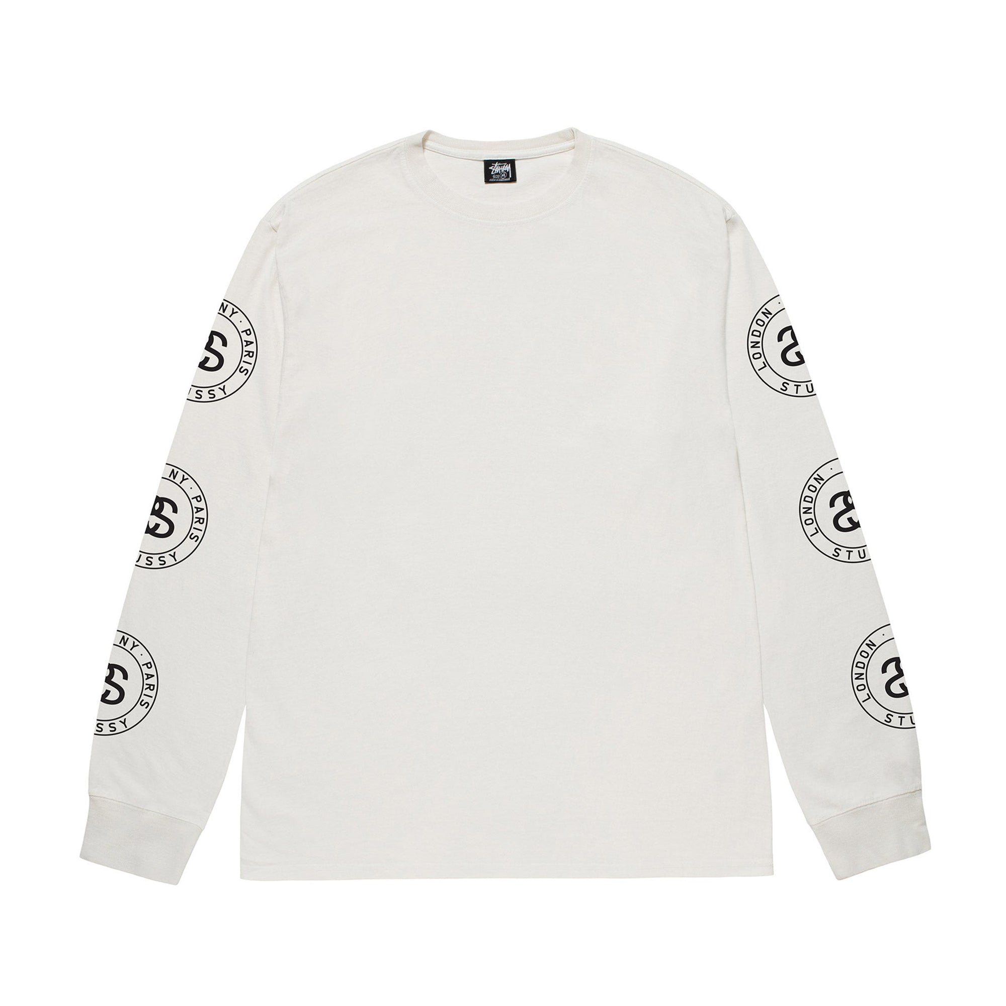 Stüssy - Seal Pig. Dyed L/S Tee - (Natural) view 1, Click to Zoom in