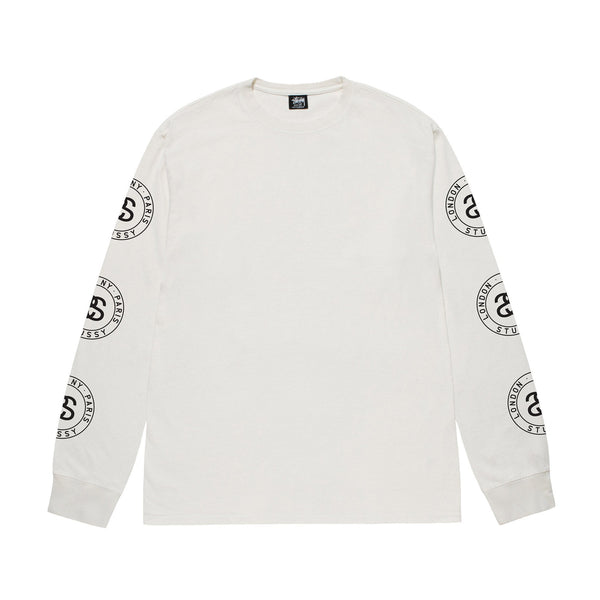 Stüssy - Seal Pig. Dyed L/S Tee - (Natural)
