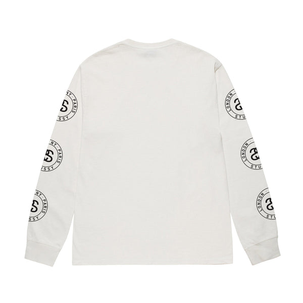 Stüssy - Seal Pig. Dyed L/S Tee - (Natural)