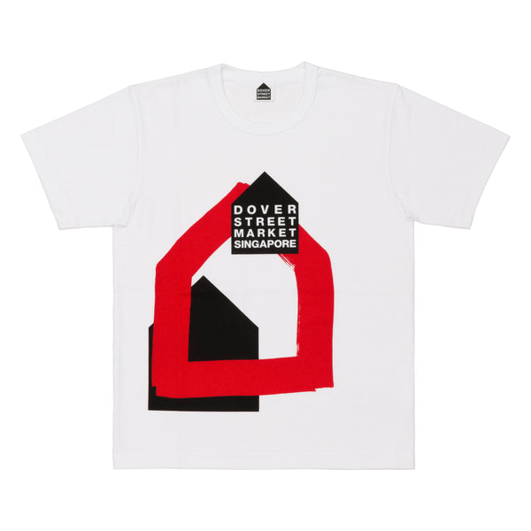 Dover Street Market - Singapore Special Edition 3 Hut T-Shirt - (White)