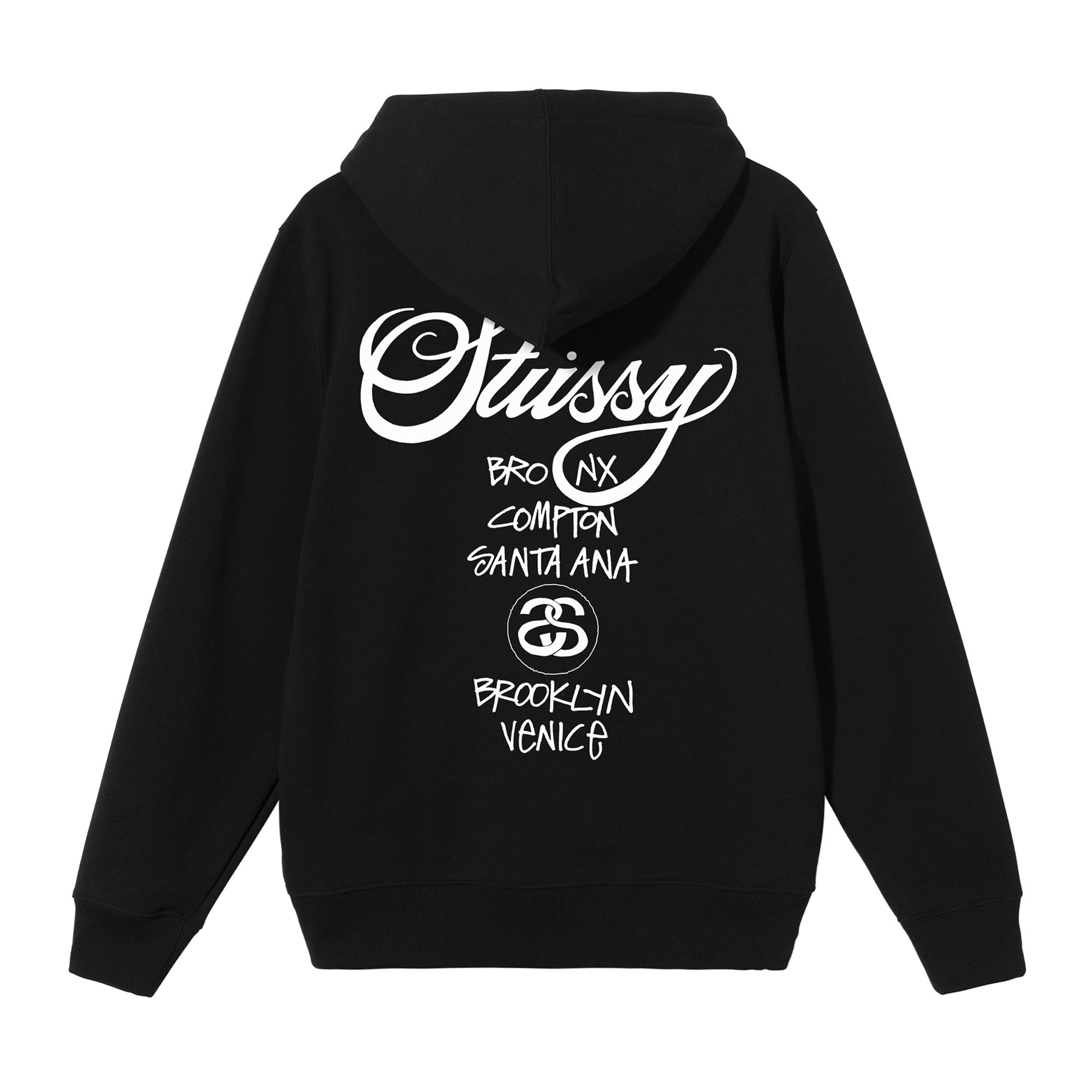 Stüssy: Men's DSM World Tour Hood (Black) | DSMNY E-SHOP STUSSY