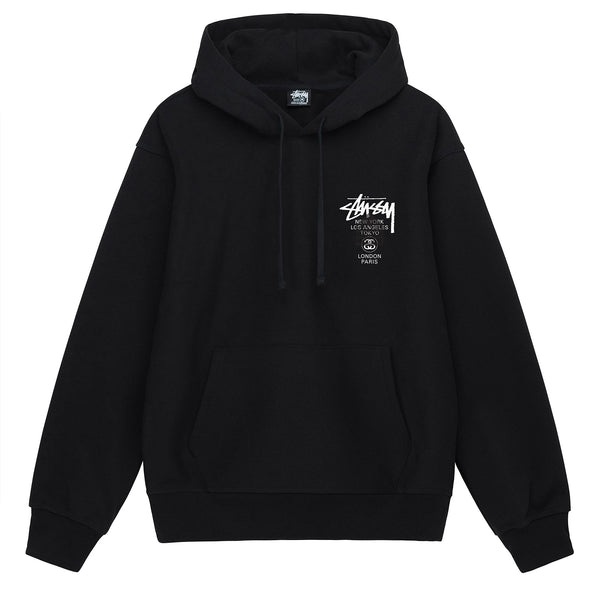 Stüssy DSM World Tour Hooded Sweatshirt (Black)