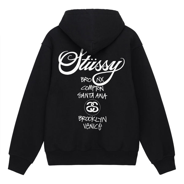Stüssy DSM World Tour Hooded Sweatshirt (Black)