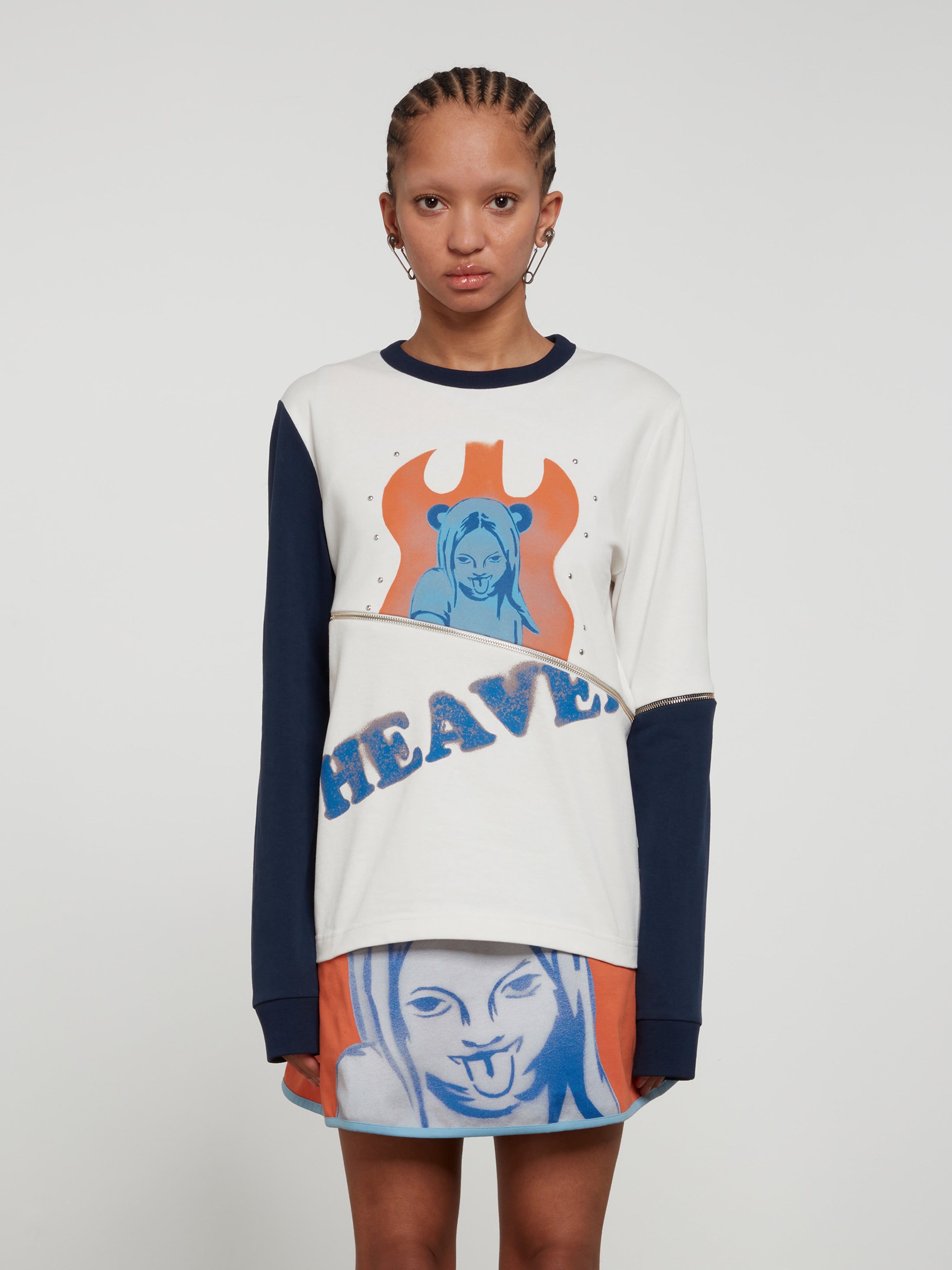 Heaven by Marc Jacobs - Women's Zip Off Longsleeve T-Shirt 