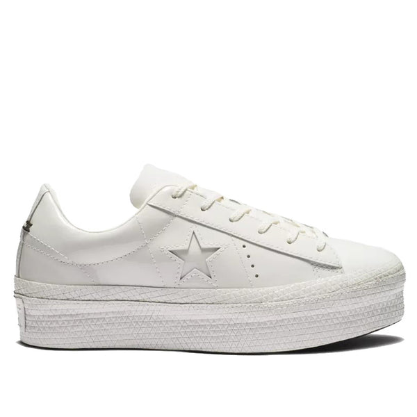 Converse - Women's One Star Platform Ox Sneakers - (White)