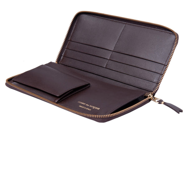 CDG Wallet - Polka Dot Printed Wallet - (Brown SA0110PD)