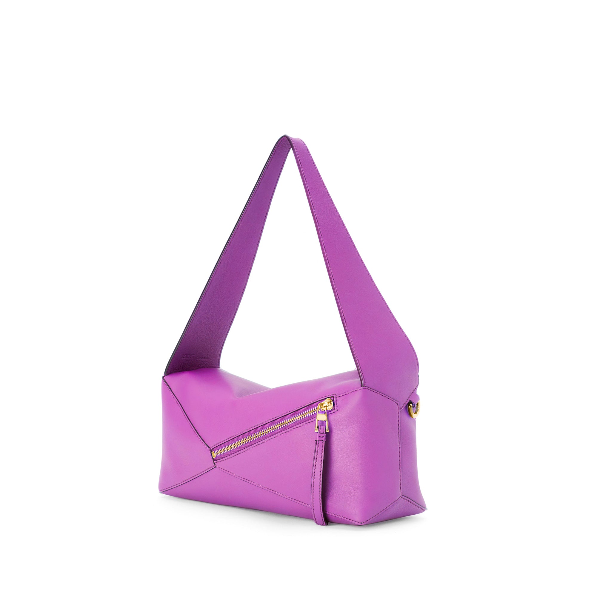 Delvaux Louise hobo bag in cardinal purple.