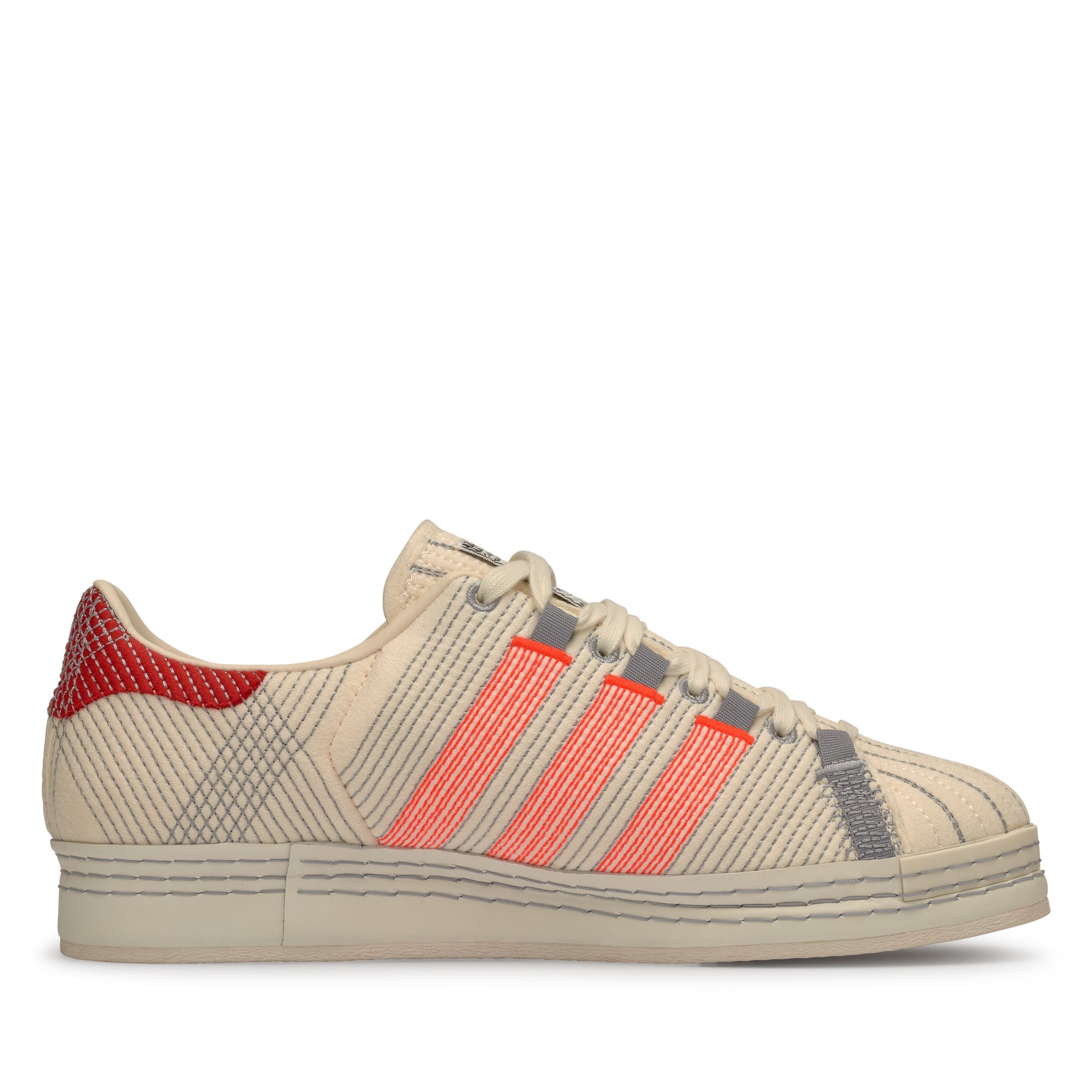 Adidas x Craig Green - CG Superstar Sneakers - (White/Red) view 1, Click to Zoom in