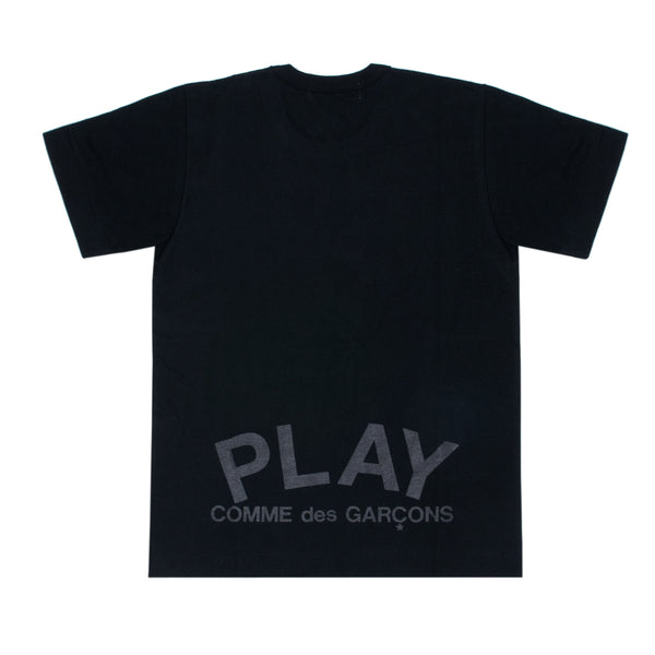 Play - Black Black Stacked Heart T-Shirt - (Black)