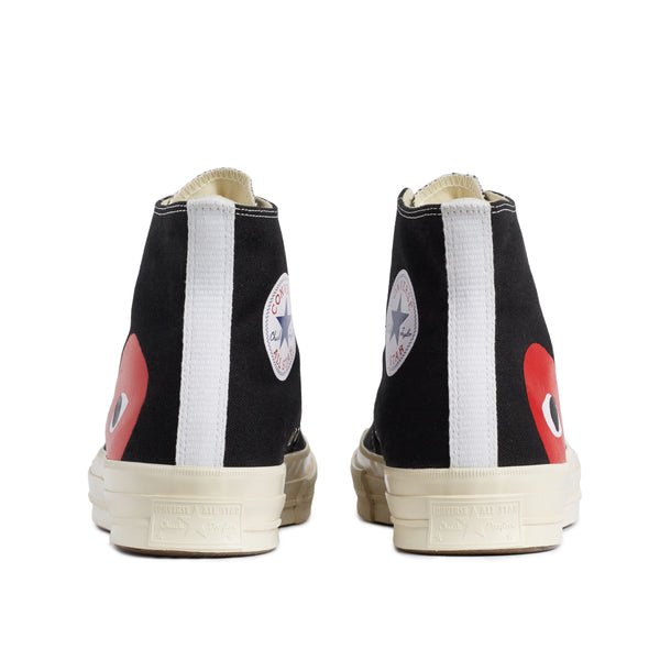 Play Converse - Red Heart Chuck Taylor All Star ’70 High Sneakers - (Black)