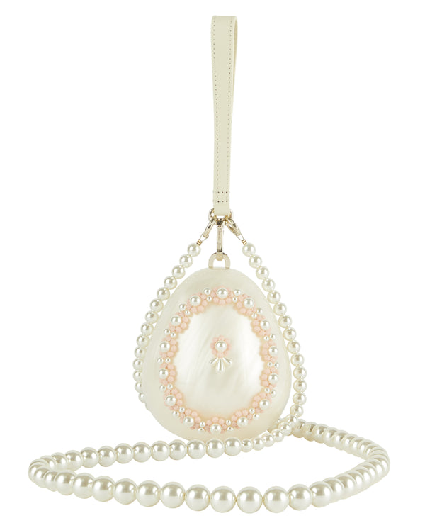 Simone Rocha - Women’s Micro Egg Bag With Pearl - (Pearl/Pink)