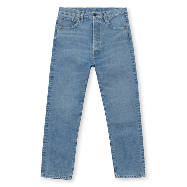 Brain Dead - Men’s Off Planet Work Wear Straight Leg Denim - (Medium Blue)
