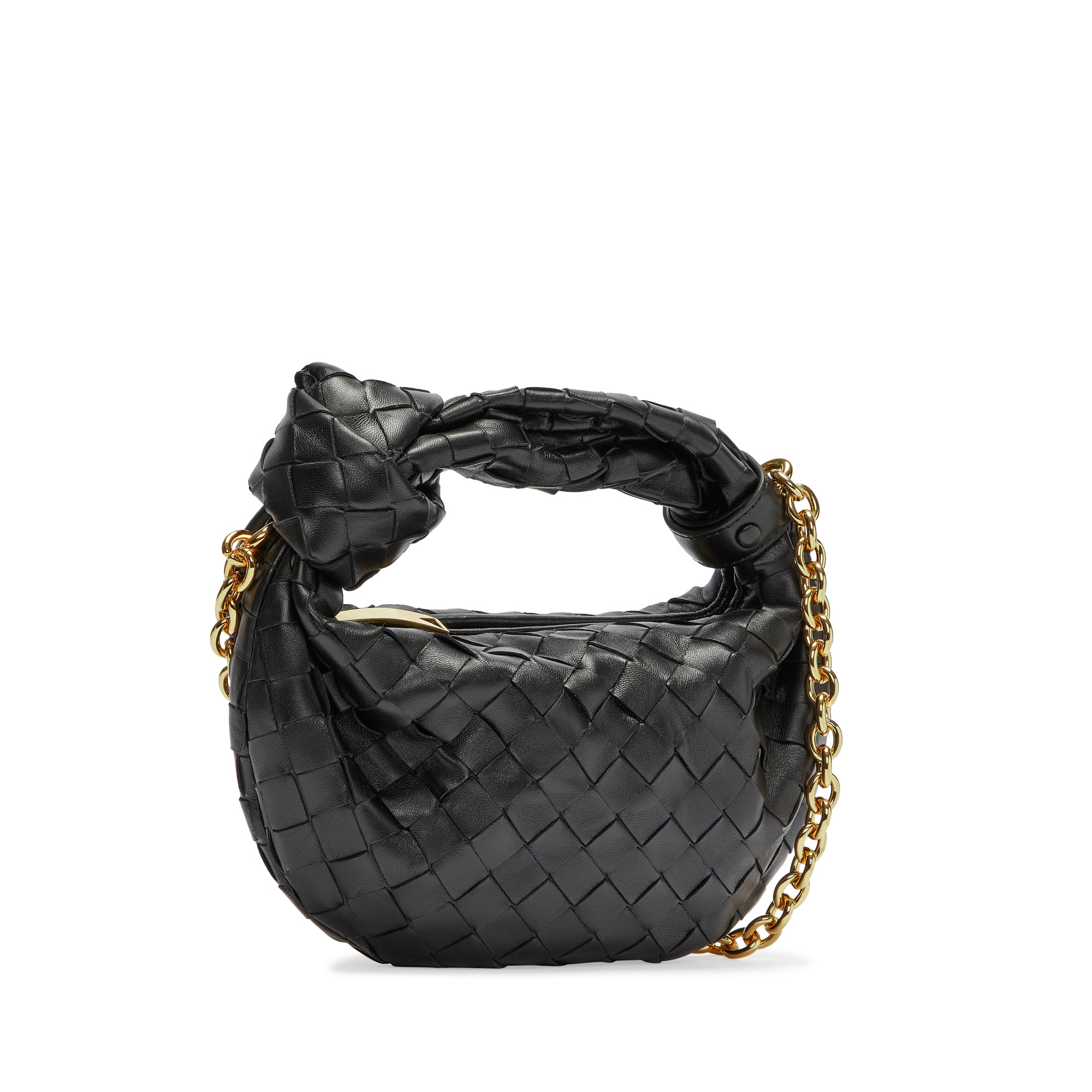 Jodie mini bag black and gold - Bottega Veneta