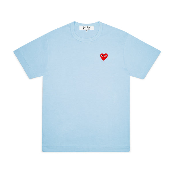 Play Comme des Garçons - Bright Red Heart T-Shirt - (Blue)