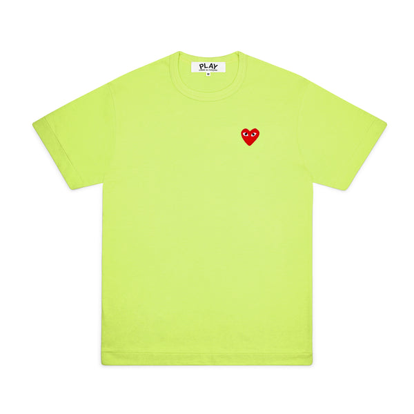 Play Comme des Garçons - Bright Red Heart T-Shirt - (Green)
