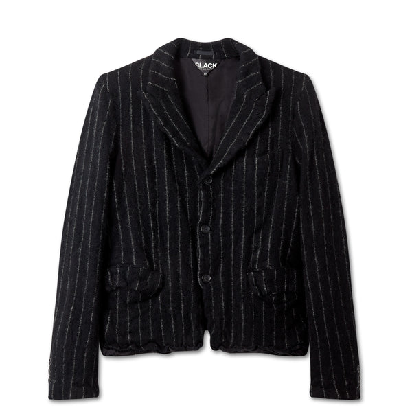 BLACK Comme des Garçons - Tailored Chalk Stripe Jacket - (Black/White)