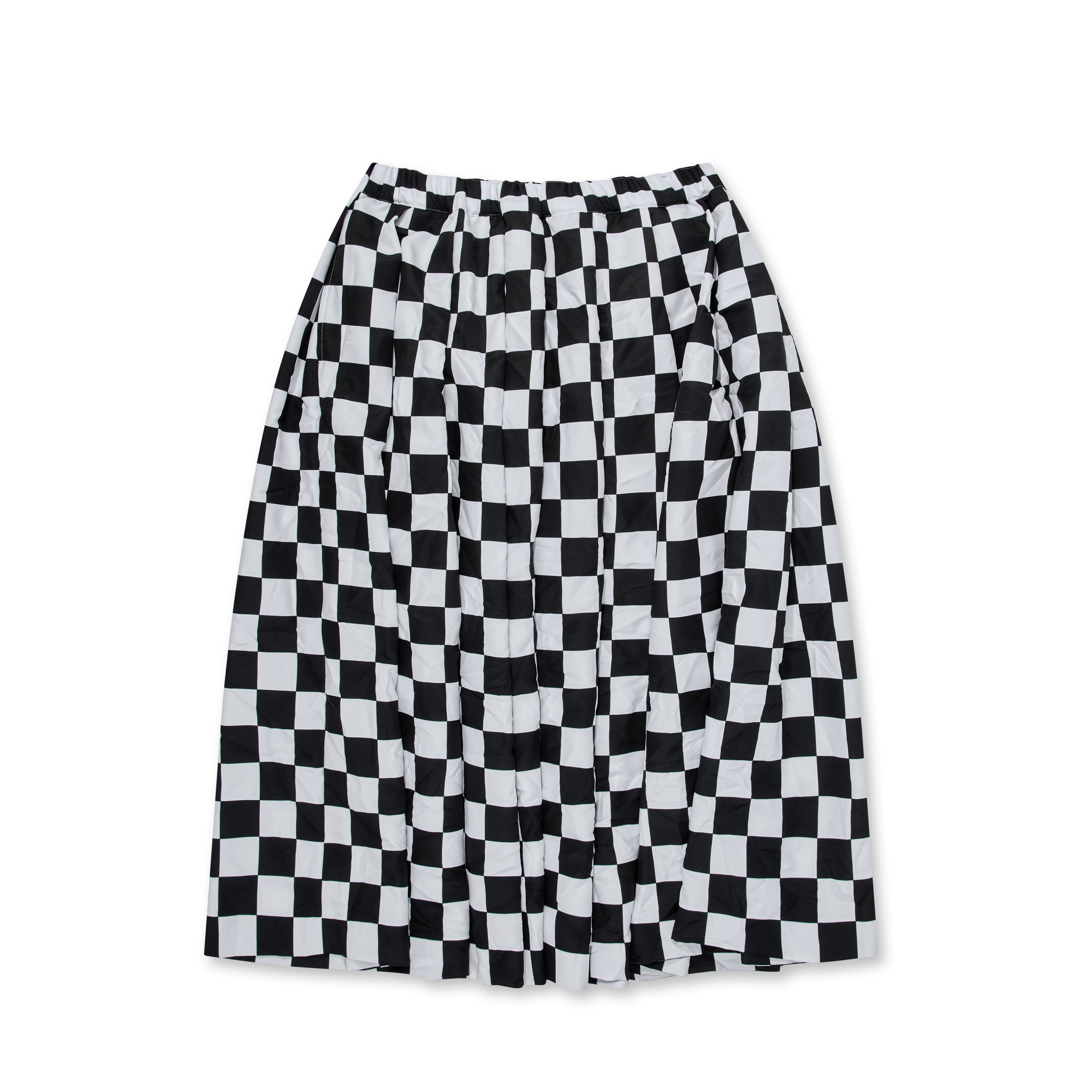 BLACK Comme des Garçons - Checker Print Skirt - (Black/White)