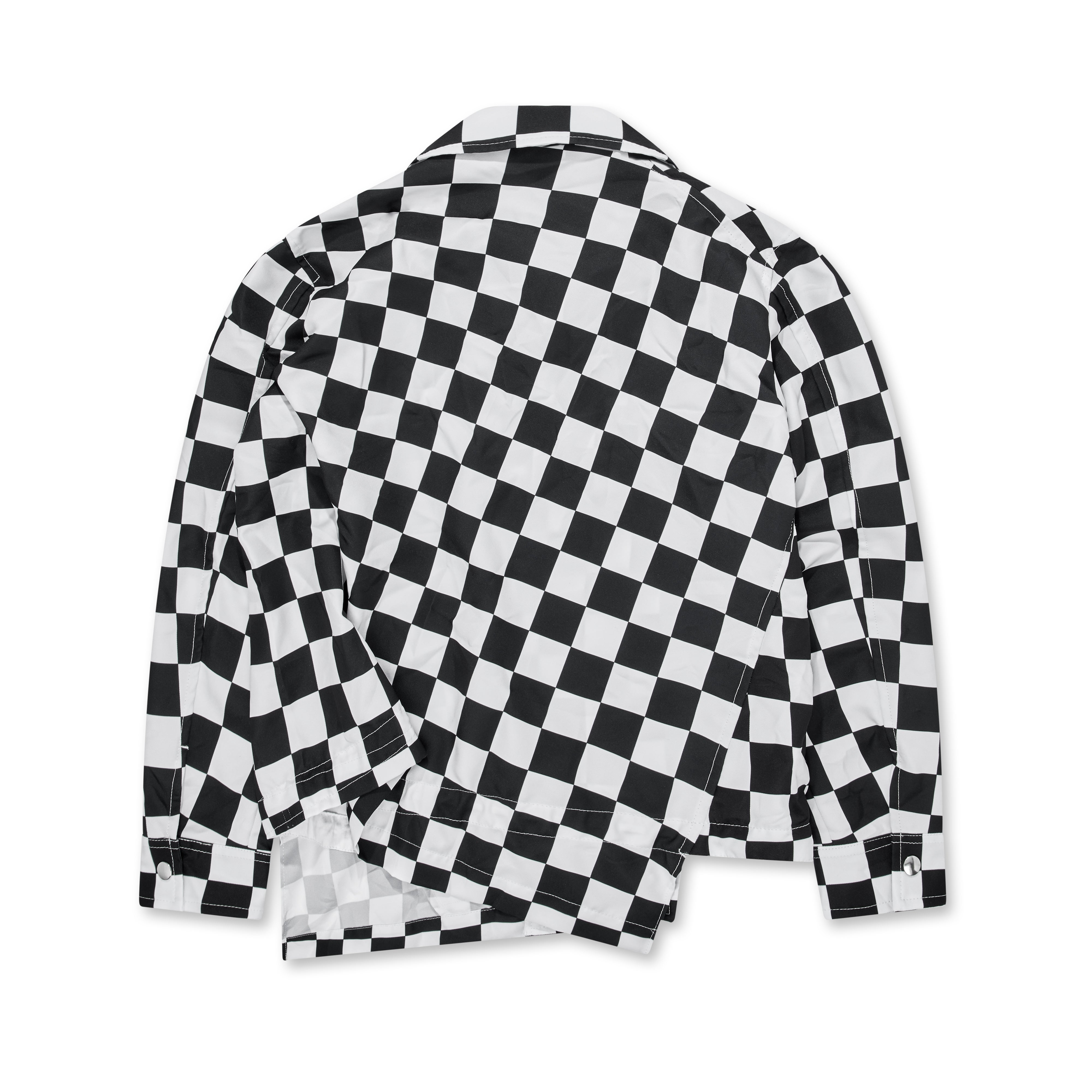 BLACK Comme des Garçons - Checkered Print Jacket - (Black/White)