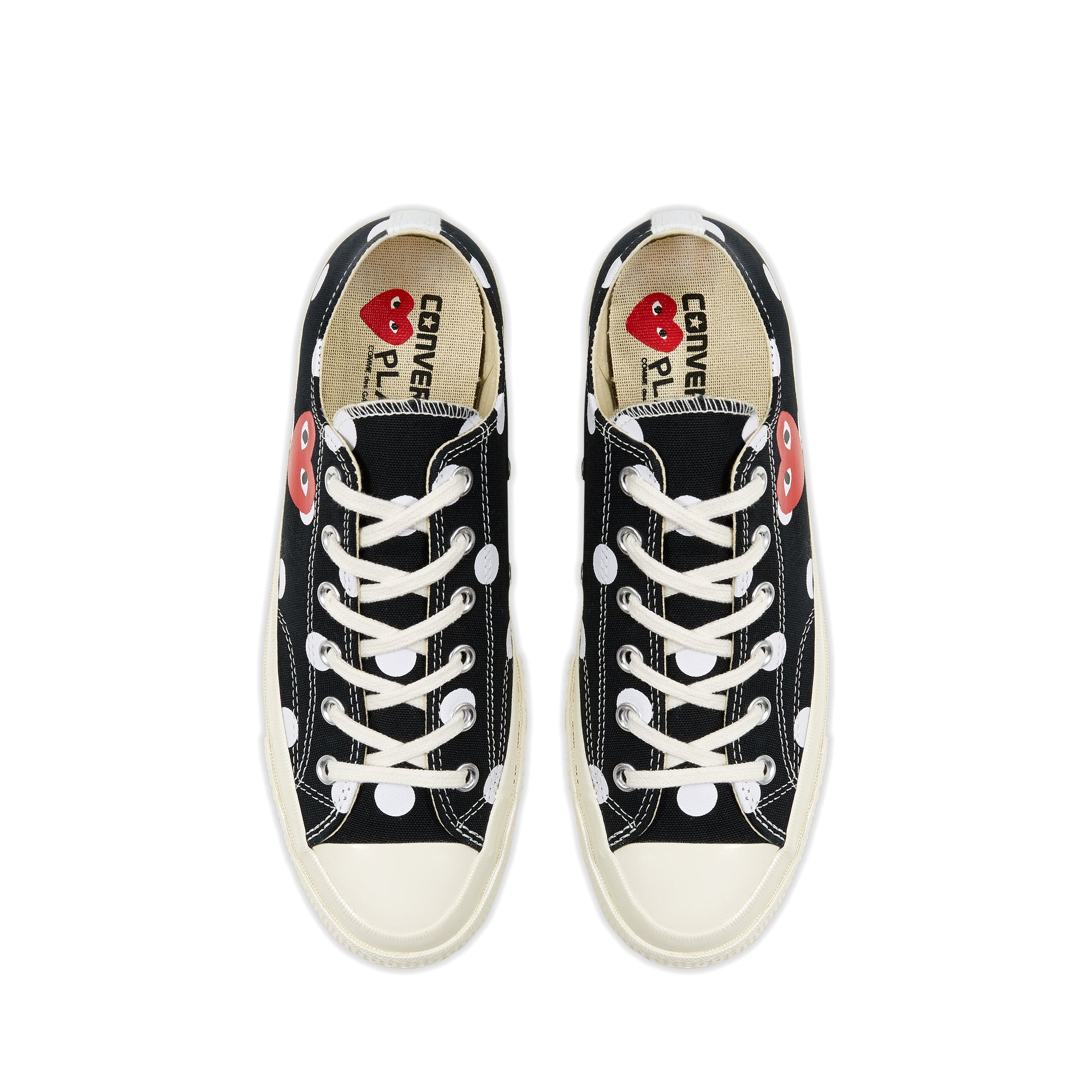 Play Converse: Polka Dot Red Heart Chuck Taylor All Star '70 Low