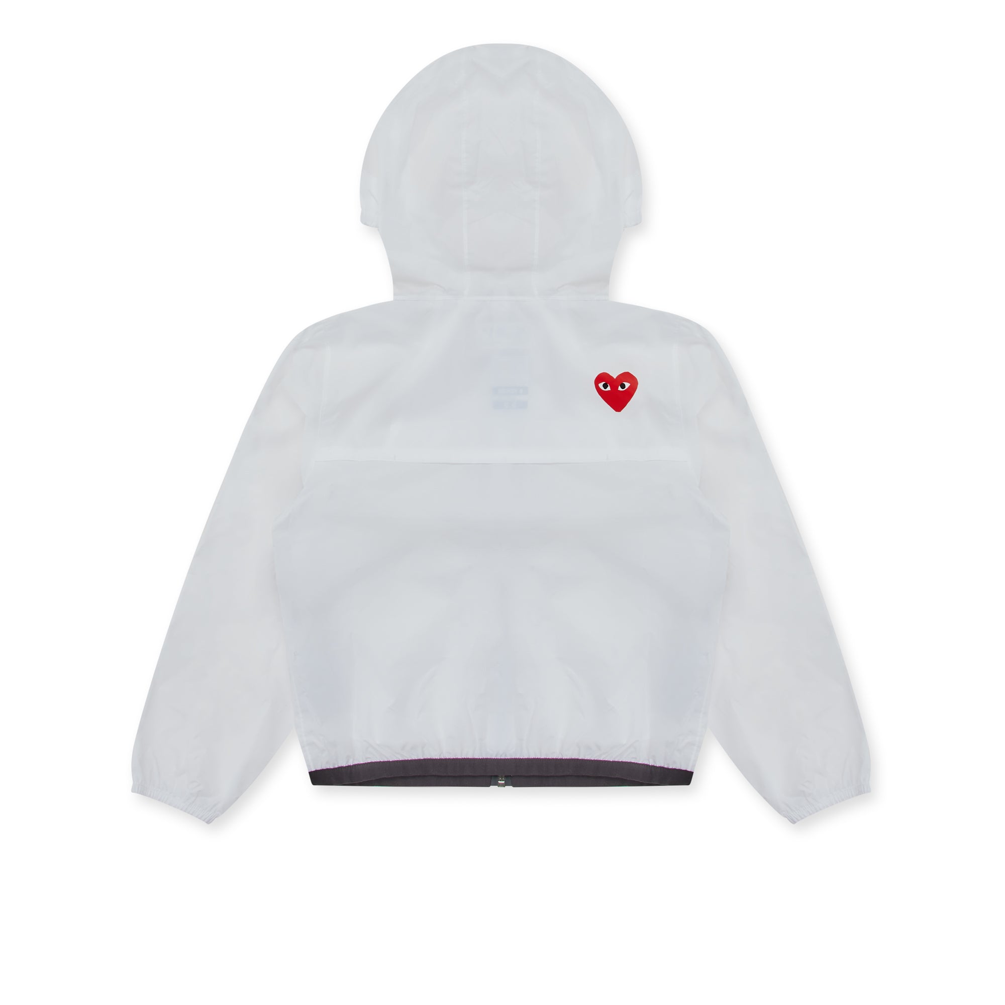 Play Comme des Garçons Kids K-Way Zip Jacket (White)