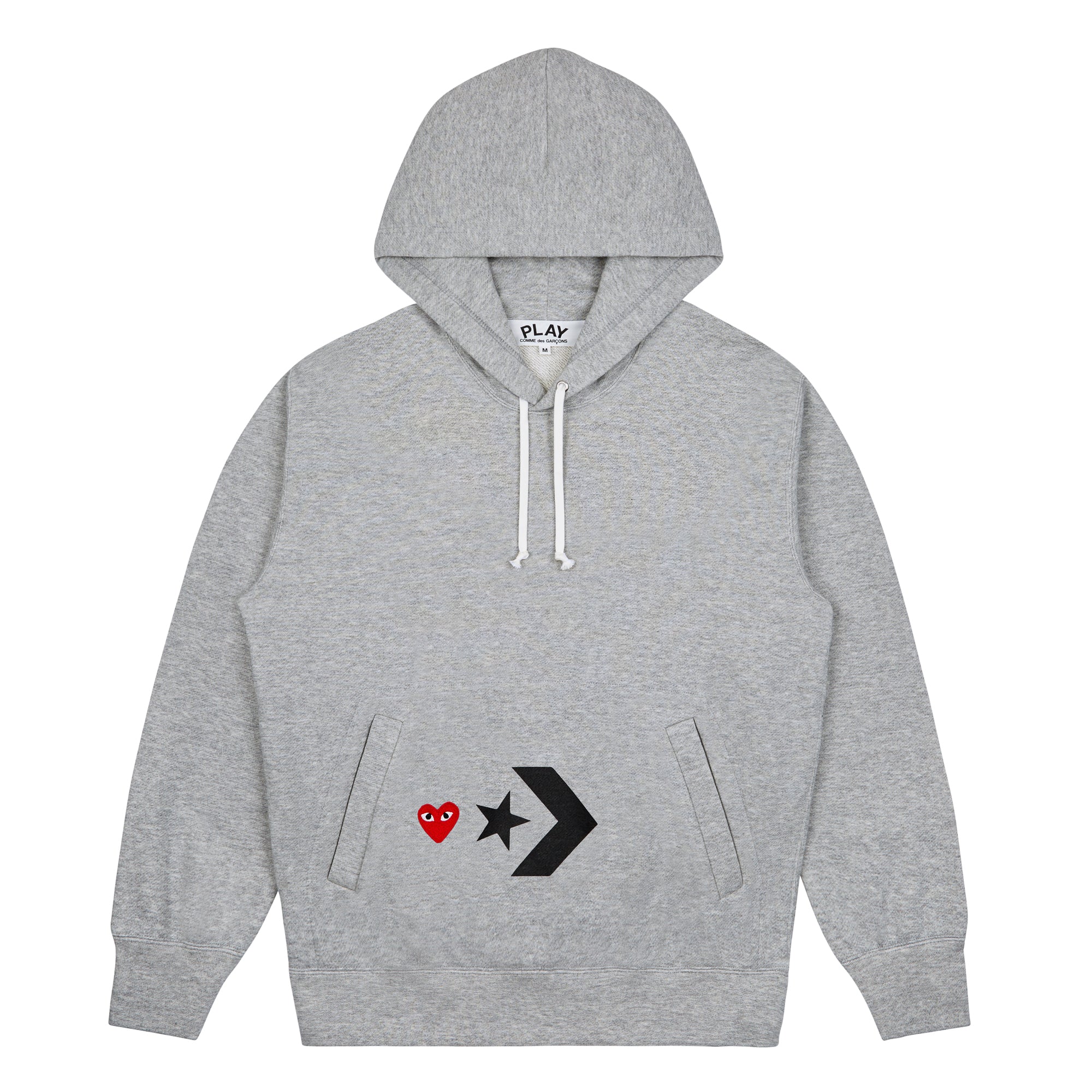 Play Comme des Garçons - Converse Hoodie - (Grey) view 1, Click to Zoom in