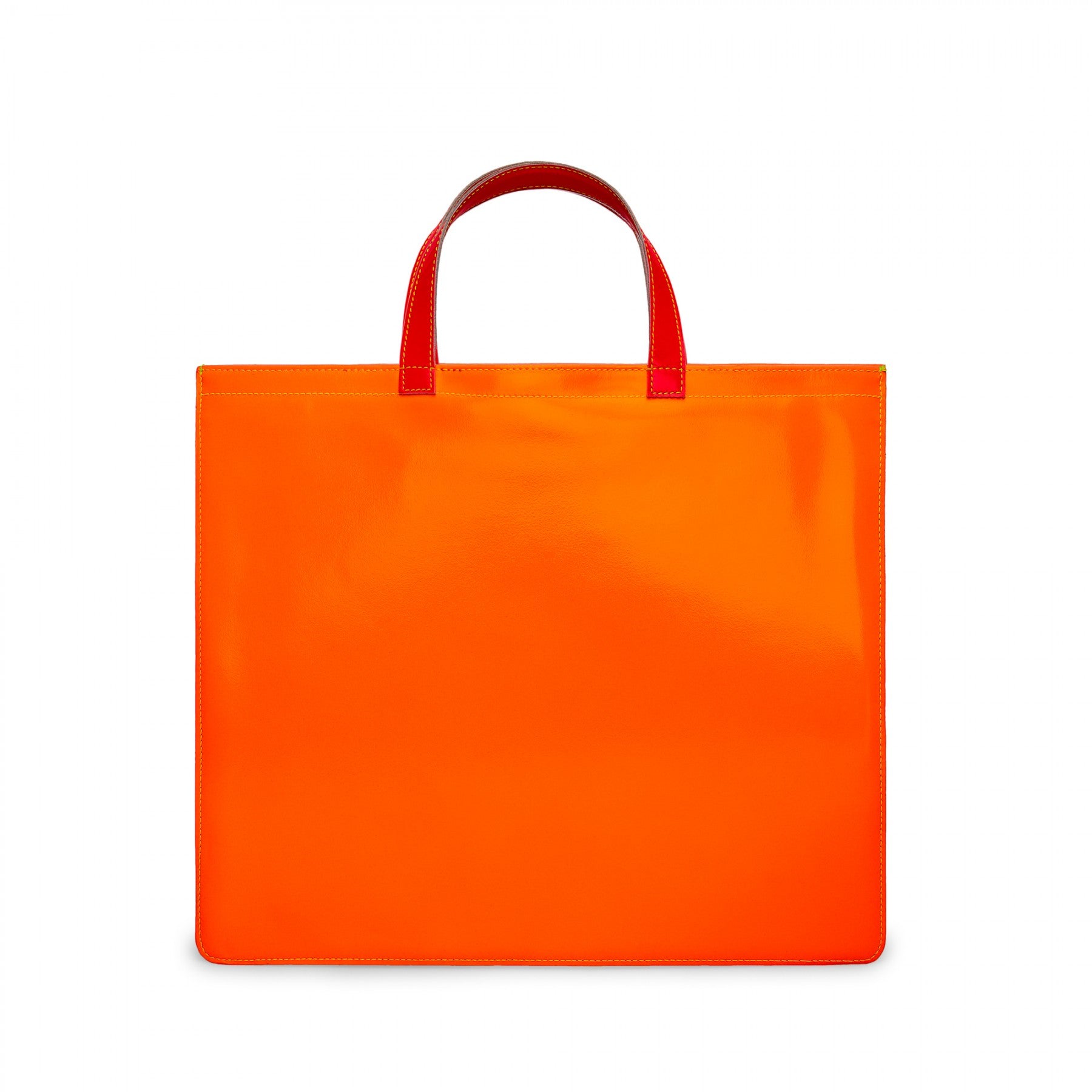 CDG Wallet - Super Fluo Tote Bag - (Yellow/Orange) view 3