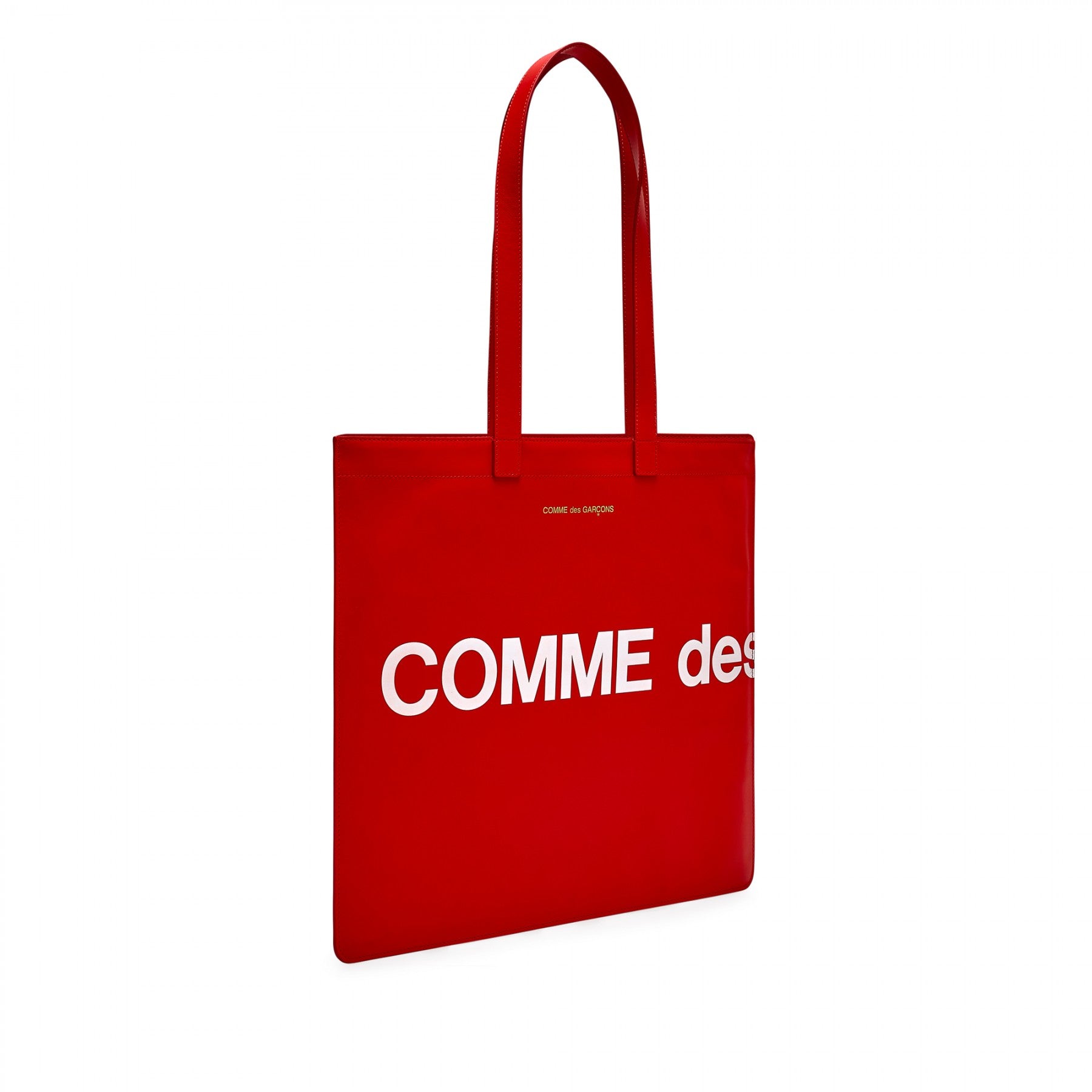 CDG Wallet - Huge Logo Tote Bag - (Red)