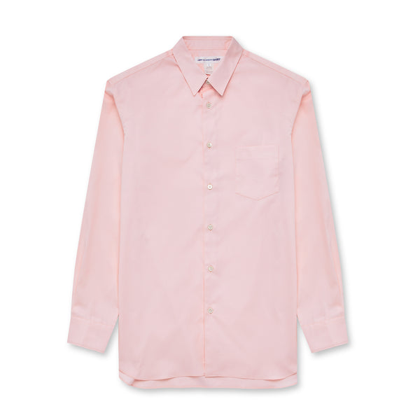 CDG Shirt Forever - Classic Fit Woven Cotton Shirt - (Pink)