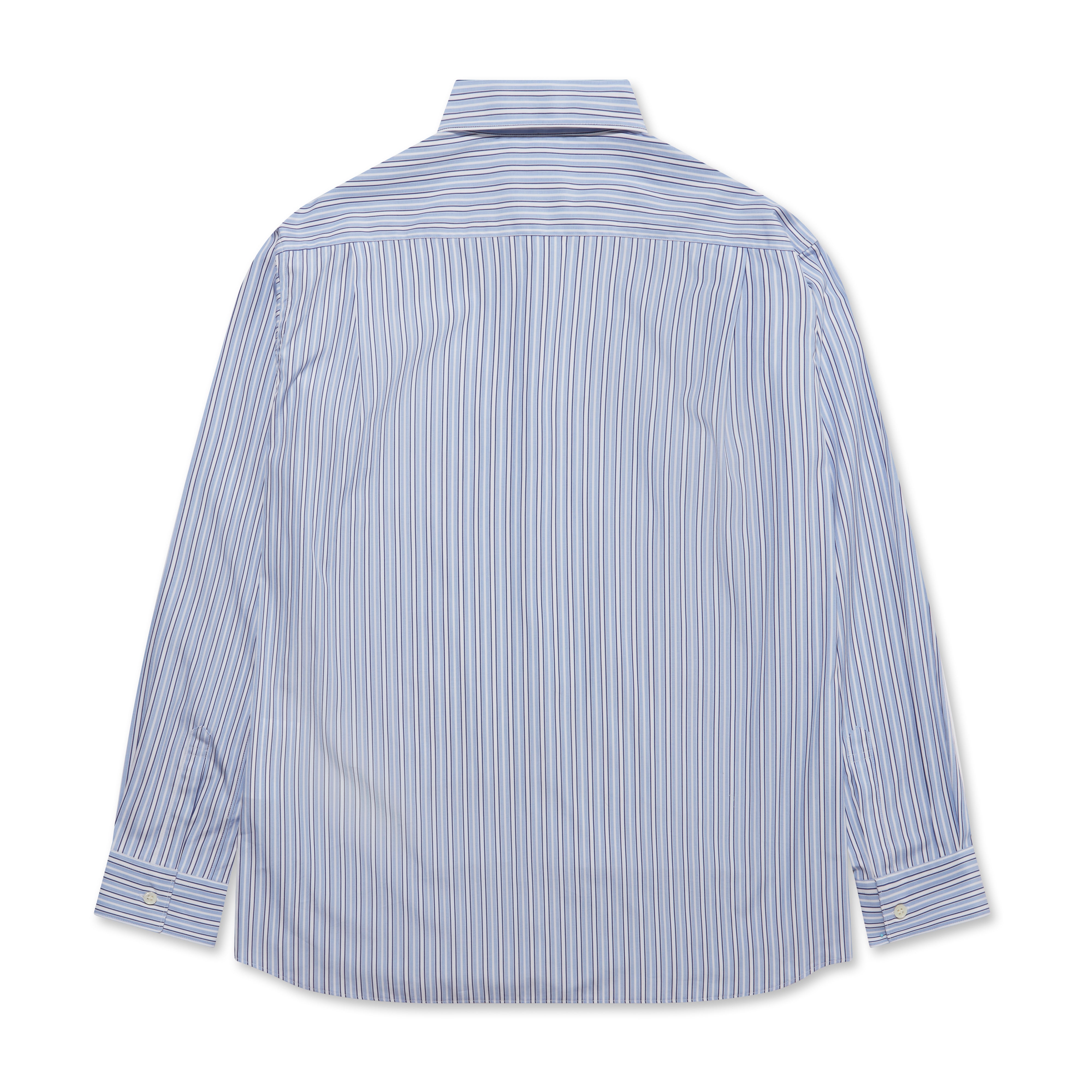 CDG Shirt Forever - Classic Fit Square Patchwork Stripe Shirt