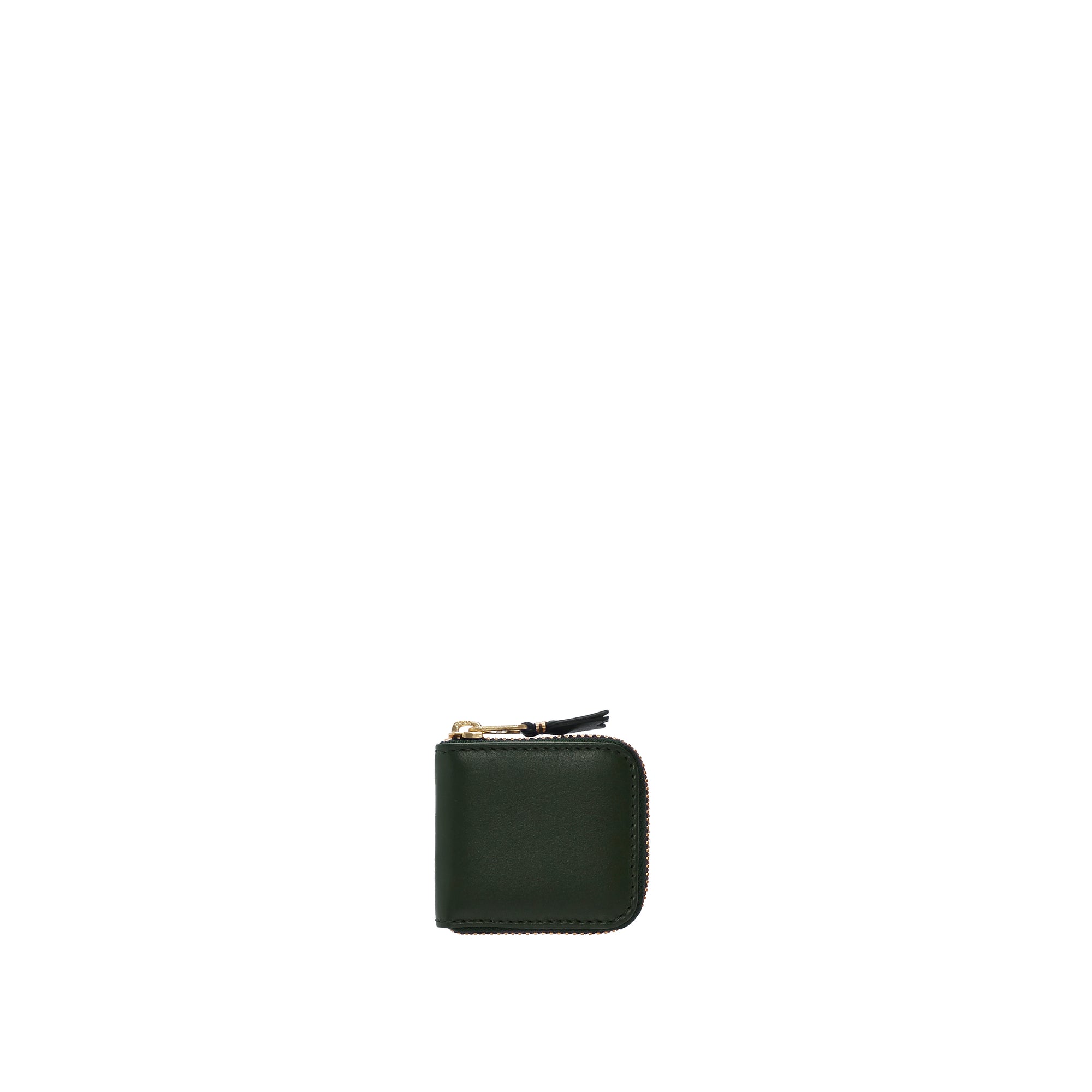 CDG Wallet - Classic Leather Micro Wallet - (Bottle Green SA4100) view 1, Click to Zoom in