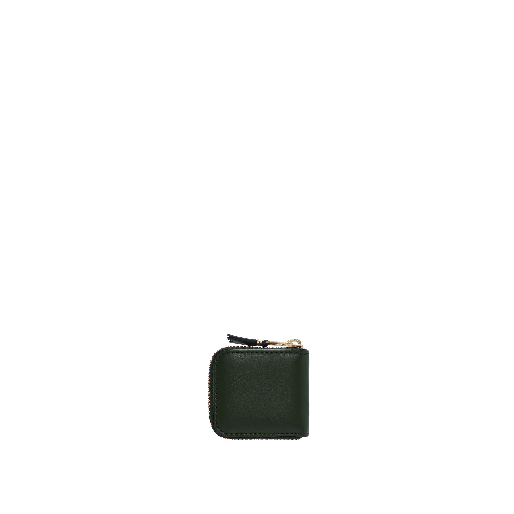 CDG Wallet - Classic Leather Micro Wallet - (Bottle Green SA4100) view 3, Click to Zoom in