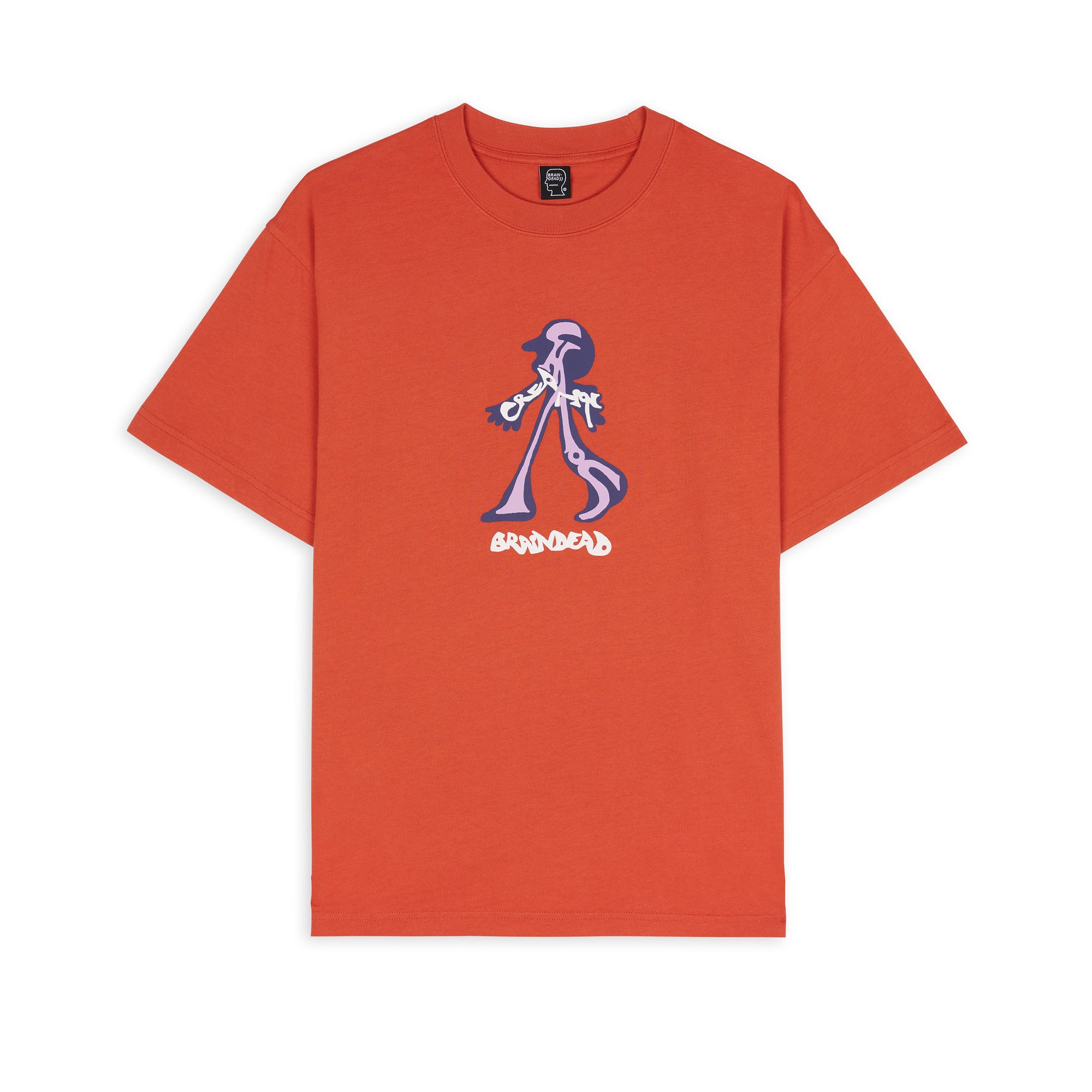 Brain Dead - Men's Creeper T-Shirt - (Brown) view 1, Click to Zoom in