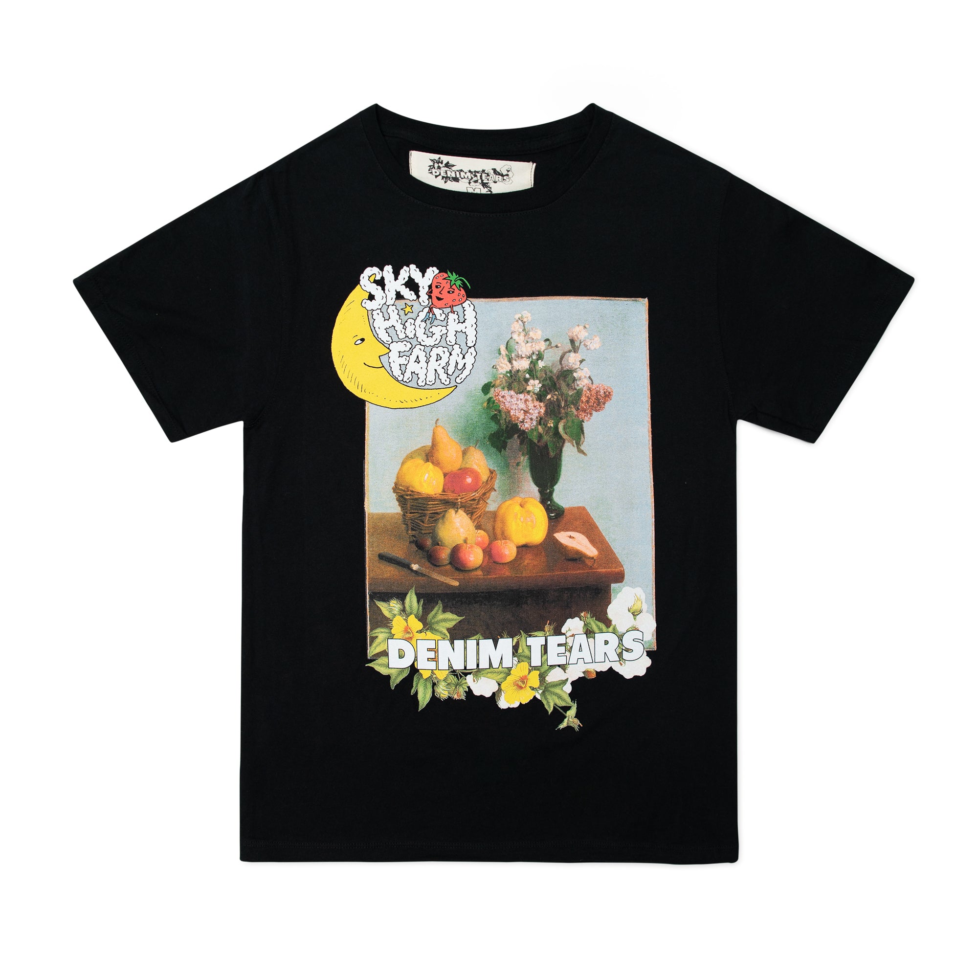Sky High Farm - Denim Tears T-Shirt - (Black) view 1, Click to Zoom in